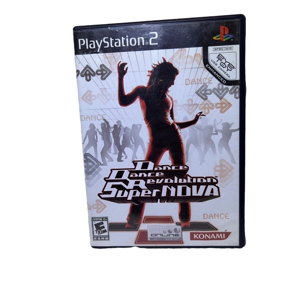 Dance Dance Revolution SuperNova Sony‎ Playstation 2 (PS2) Black Label Game